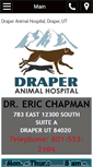 Mobile Screenshot of draperanimalhospital.com
